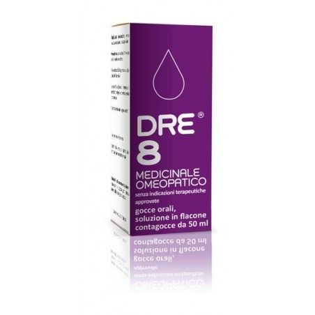 Dre 8 Soluzione Orale Gocce 50ml Drenaggio e Disintossicazione Naturale Alfa Omega - 1