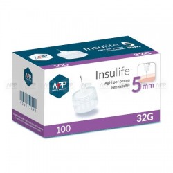 Codisan Ago Per Penna Da Insulina Insulife 32 Gauge Lunghezza 5mm 100 Pezzi Codisan - 1