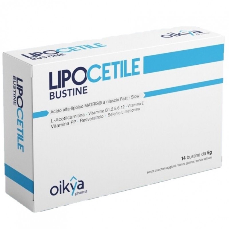 Oikya Pharma Lipocetile 14 Bustine Oikya Pharma - 1