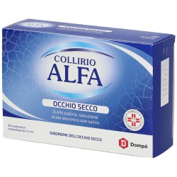 Alfa Collirio Occhio Secco Lubrificante 20 Monodose 0,5ml Dompe' Farmaceutici - 2