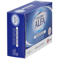 Alfa Collirio Occhio Secco Lubrificante 20 Monodose 0,5ml Dompe' Farmaceutici - 3