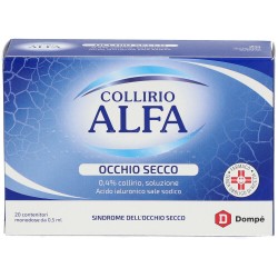 Alfa Collirio Occhio Secco Lubrificante 20 Monodose 0,5ml Dompe' Farmaceutici - 6