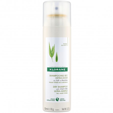 Klorane Shampoo Secco Extra Delicato Avena Tutti I Tipi di Capelli Spray 150 ml Klorane - 1