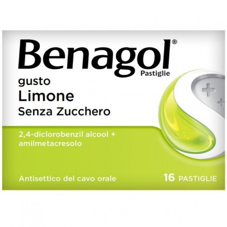 Benagol® Gusto Limone Senza Zucchero 24 Pastiglie Reckitt Benckiser - 1