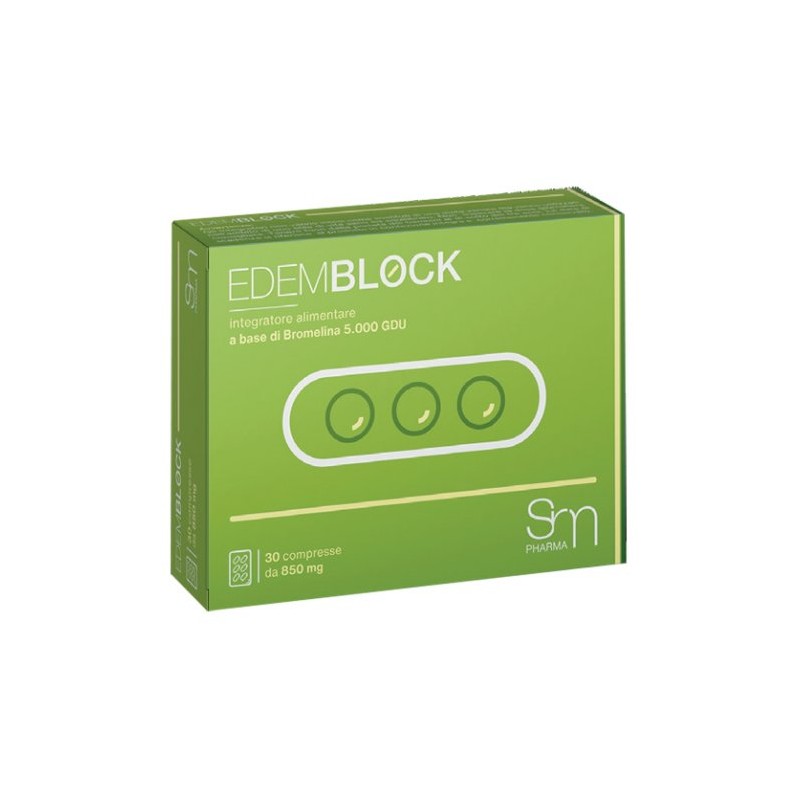 Edem Block Integratore Antinfiammatorio 30 Compresse Srm Pharma - 1