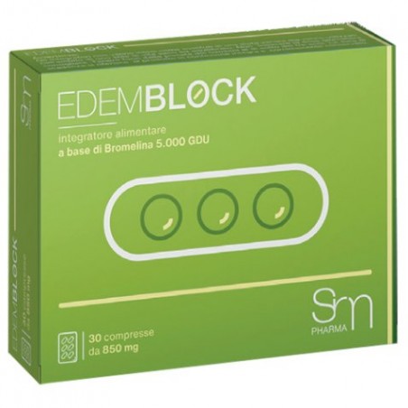 Edem Block Integratore Antinfiammatorio 30 Compresse Srm Pharma - 1