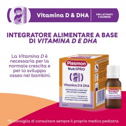 Plasmon NutriPRO Vitamina D e DHA Crescita Ossea Bambini Gocce Plasmon - 6