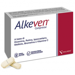 Alkeven Integratore Microcircolo e Insufficienza Venosa 30 Compresse - Rimedi vari - 986688772 - Nalkein Sa - € 15,05