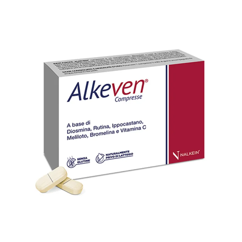 Alkeven Integratore Microcircolo e Insufficienza Venosa 30 Compresse Nalkein Sa - 1