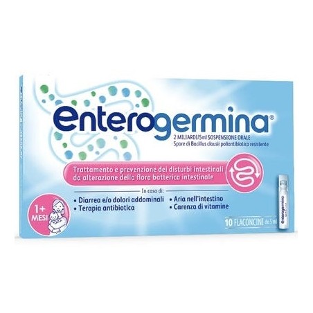 Enterogermina 2 Miliardi 5 Ml Fermenti Lattici 10 Flaconcini Enterogermina - 1