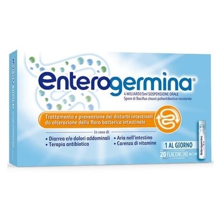 Enterogermina 4 Miliardi / 5Ml Fermenti Lattici 20 Flaconcini Enterogermina - 2