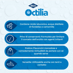 Octilia Natural Gocce Occhi Irritati Flaconcini Monodose 10x0,5ml Ibsa - 3