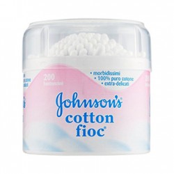 Johnson & Johnson Johnsons Baby Cotton Fioc 200 Pezzi Johnson & Johnson - 1