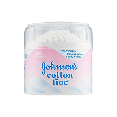 Johnson & Johnson Johnsons Baby Cotton Fioc 200 Pezzi Johnson & Johnson - 1