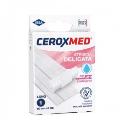 Nova Argentia Ind. Farm Striscia Delicata Ceroxmed Con Garza Disinfettante Ipoallergenica Per Pelli Sensibili 50x8cm 1 Pezzo Nov