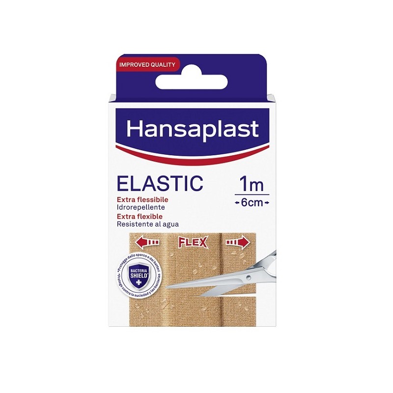 Beiersdorf Cerotto In Striscia Hansaplast Elastic Extra Flessibile 6 Cm Lunghezza 1 M 10 Pezzi Beiersdorf - 1