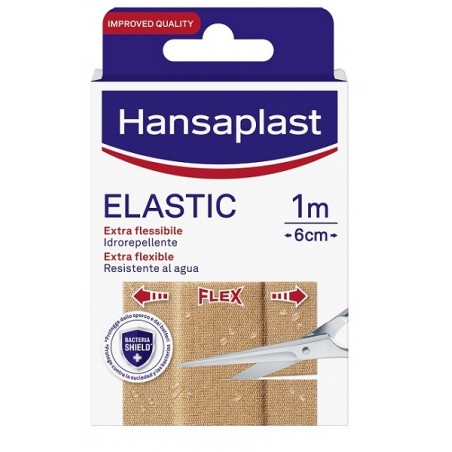 Beiersdorf Cerotto In Striscia Hansaplast Elastic Extra Flessibile 6 Cm Lunghezza 1 M 10 Pezzi Beiersdorf - 1