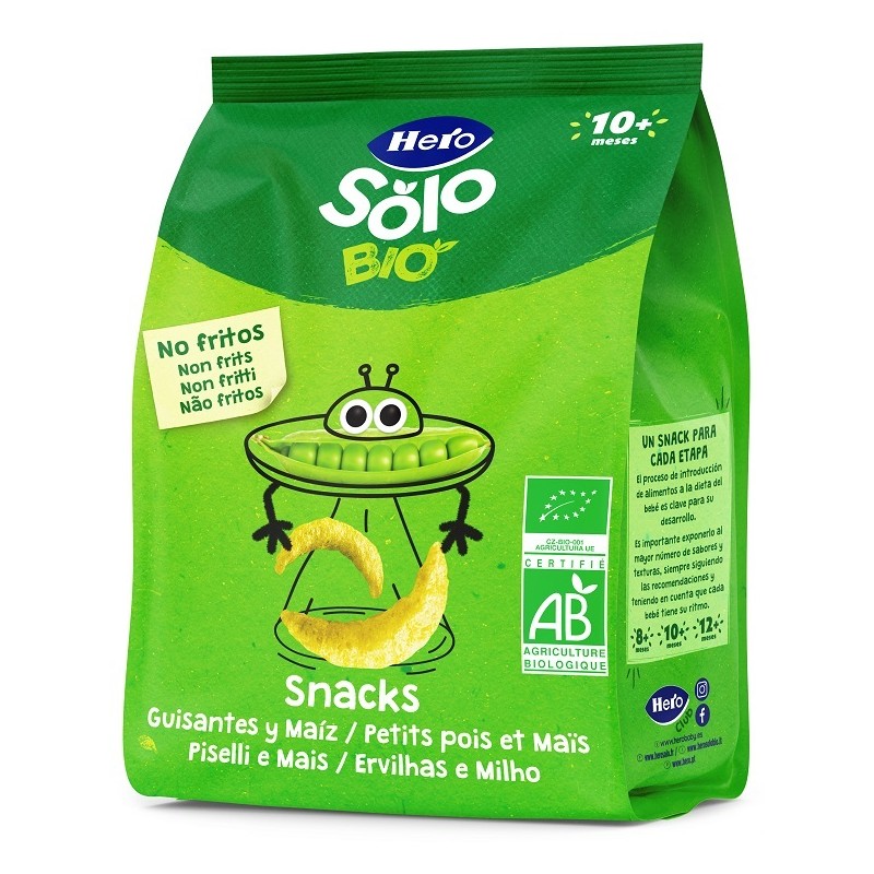 Fater Hero Solo Snack Piselli E Mais 100% Bio 40 G Fater - 1