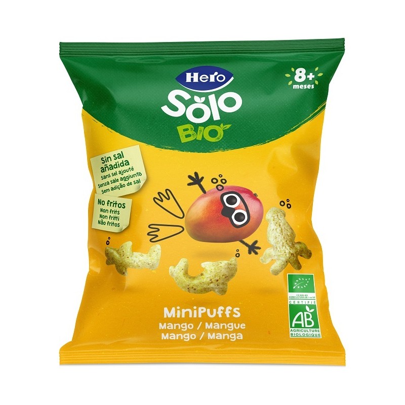 Fater Hero Solo Snack Mini Puff Mango 18 G Fater - 1