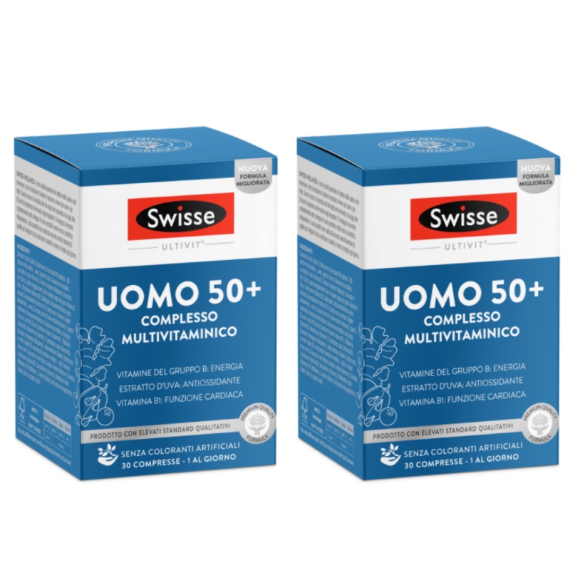 Swisse Multivitaminico Uomo 50+ Pacco Doppio 60 Compresse Swisse - 1