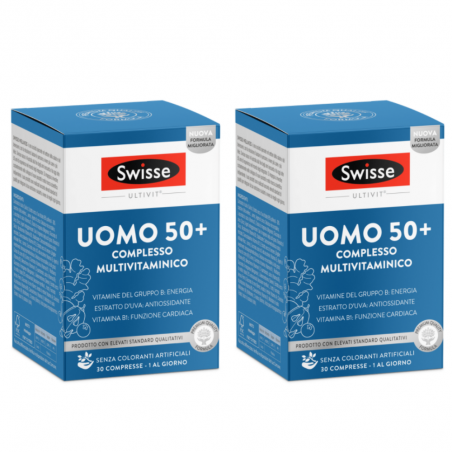 Swisse Multivitaminico Uomo 50+ Pacco Doppio 60 Compresse Swisse - 1