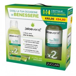 Zuccari Aloevera2 Succo Puro Aloe 3 Pezzi Da 1 Litro Zuccari - 1