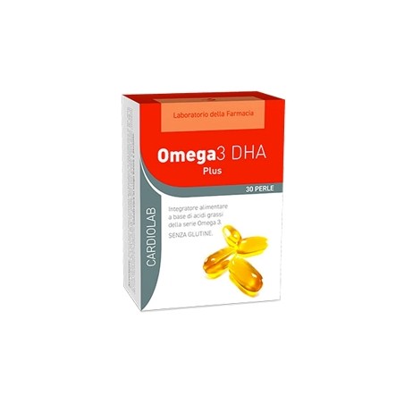 Omega 3 DHA Mantenimento Trigliceridi Nel Sangue 30 Perle Laboratorio Della Farmacia - 1