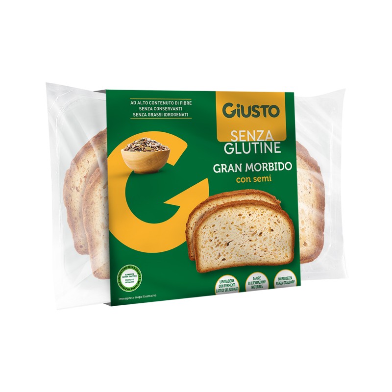 Farmafood Giusto Senza Glutine Gran Morbido Semi 300 G Farmafood - 1