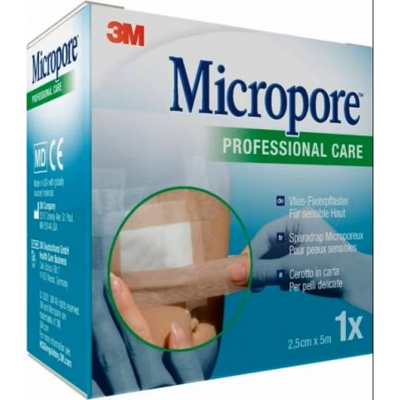 3m Healthcare Italy Cerotto In Carta Micropore Surgical Tape Tan M5x25mm 3m Healthcare Italy - 1