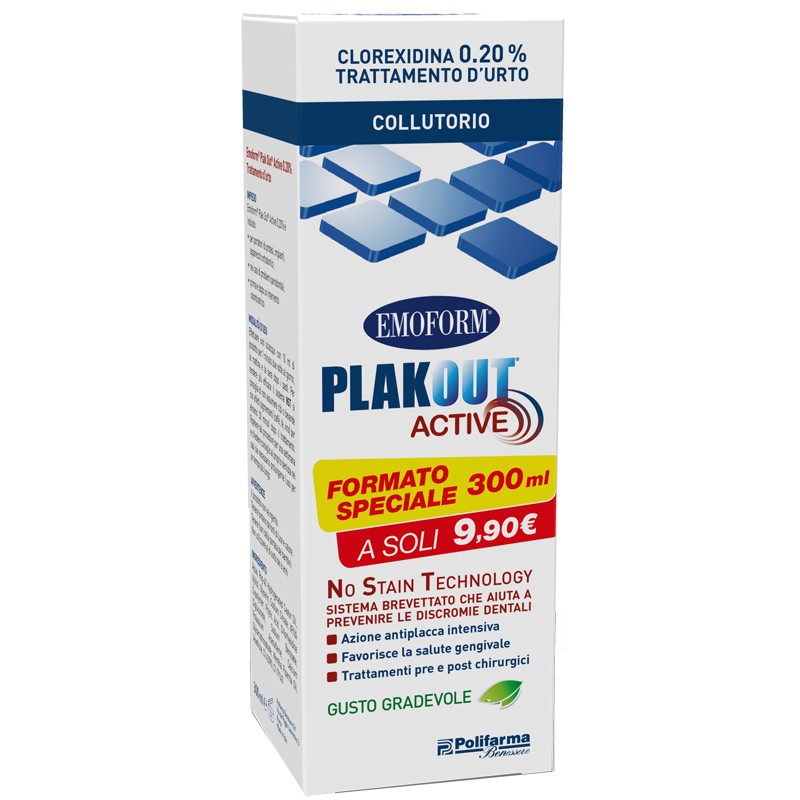 Polifarma Benessere Emoform Plak Out 0,20% 300 Ml Polifarma Benessere - 1