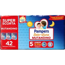 Fater Pampers Sole Luna Mutandina Trio Junior 42 Pezzi Fater - 1