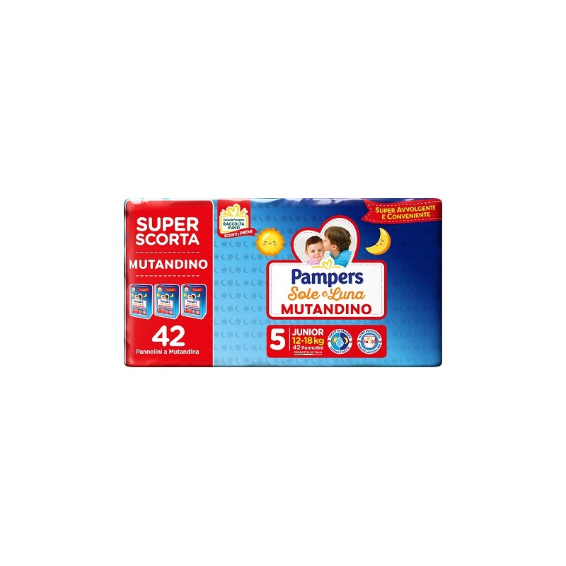 Fater Pampers Sole Luna Mutandina Trio Junior 42 Pezzi Fater - 1