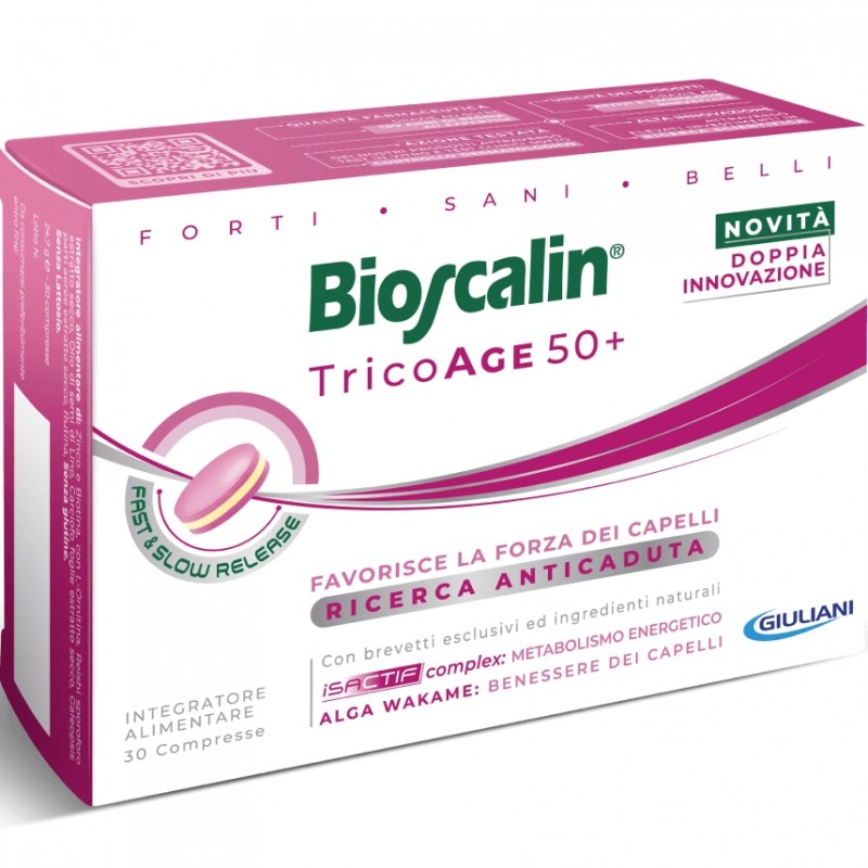 Bioscalin Tricoage 50+ Nutriente Capelli durante Menopausa 30 Compresse Bioscalin - 2