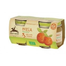 Alce Nero Omogeneizzato Di Mela Baby Food Bio 2 X 80 G Alce Nero - 1