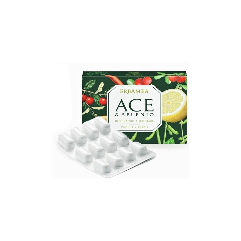 Erbamea Ace E Selenio 24 Capsule Vegetali Erbamea - 1