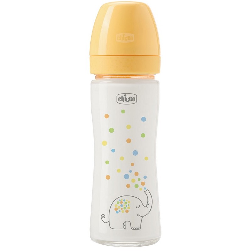 Chicco Biberon Perfect Glass Unisex Silicone Da 240 Ml Chicco - 1