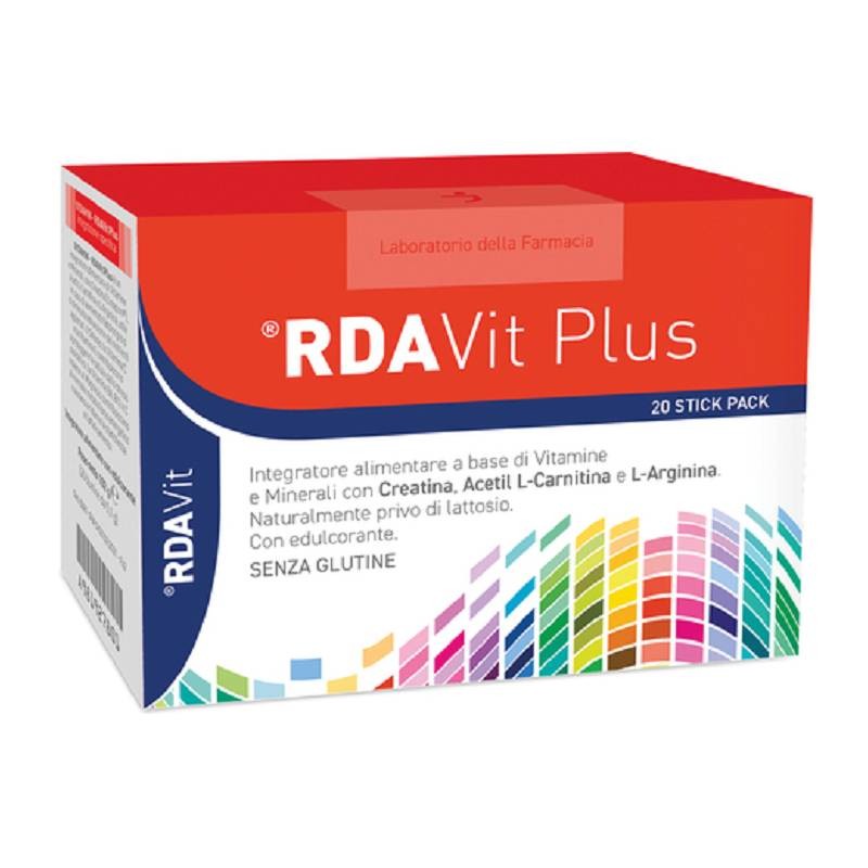 RDAVit Plus Integratore Per Ridurre La Stanchezza 20 Bustine Laboratorio Della Farmacia - 2