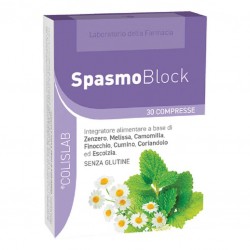 Spasmoblock Integratore Per Il Gonfiore Addominale 30 Compresse Laboratorio Della Farmacia - 2