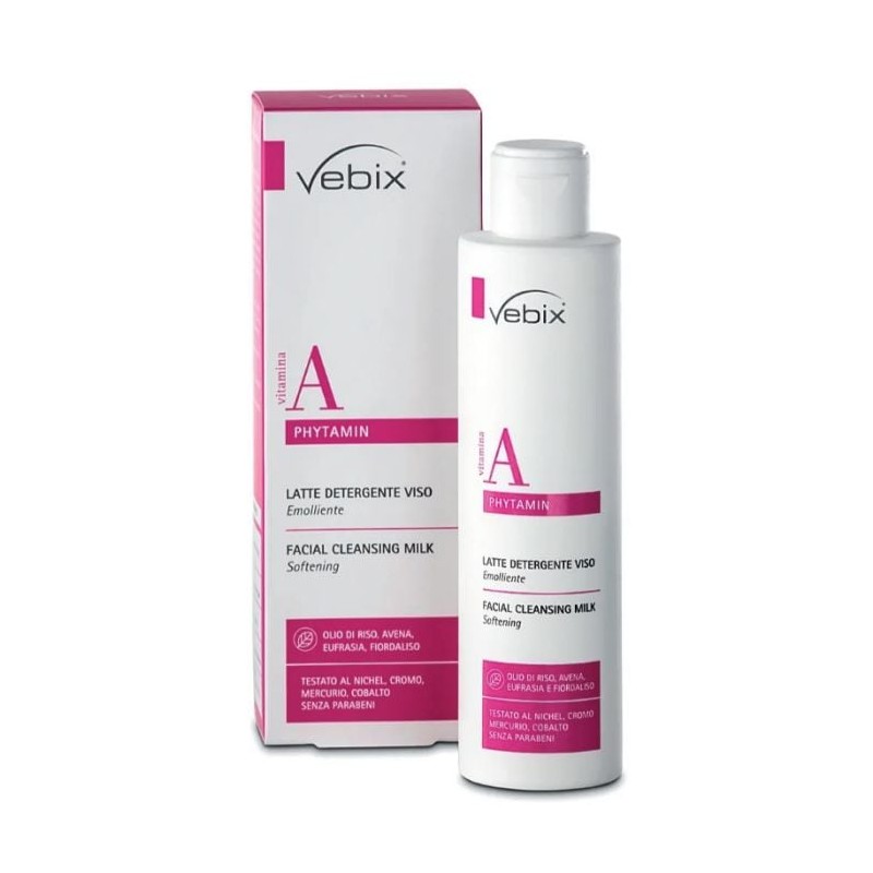 Vebix Phytamin A Latte Detergente Viso Con Vitamina A 250ml Vebix - 1