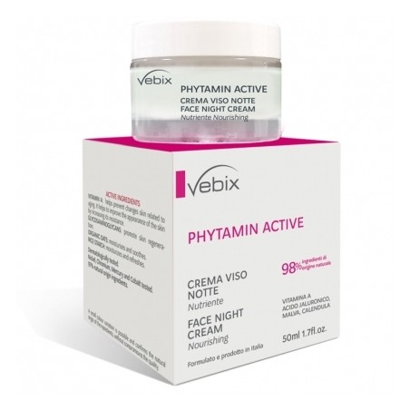 Vebix Phytamin Crema Viso Notte Nutriente con Olio di Argan 50ml Vebix - 1