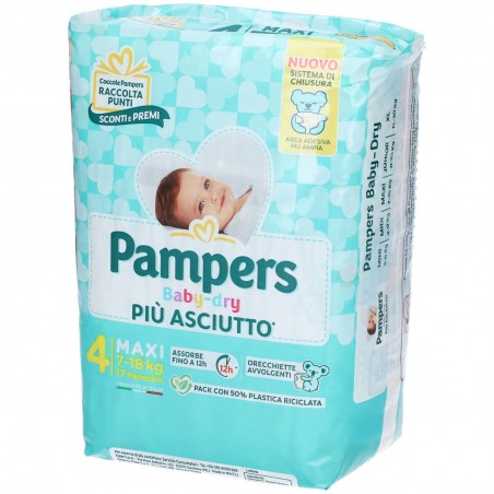 Fater Pampers Baby Dry Pannolino Downcount Maxi 17 Pezzi Fater - 1