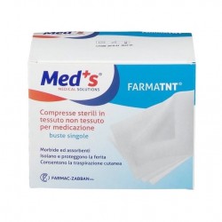 Farmac-zabban Garza Compressa Meds Tessuto Non Tessuto Peel Open 10x10cm 16 Pezzi Farmac-Zabban - 1