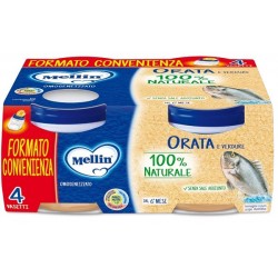 MELLIN OMOGENEIZZATO ORATA 4X80 G Mellin - 1