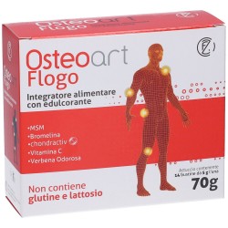 Osteoart Flogo Integratore Articolazioni MSM Bromelina 14 Bustine  - 6