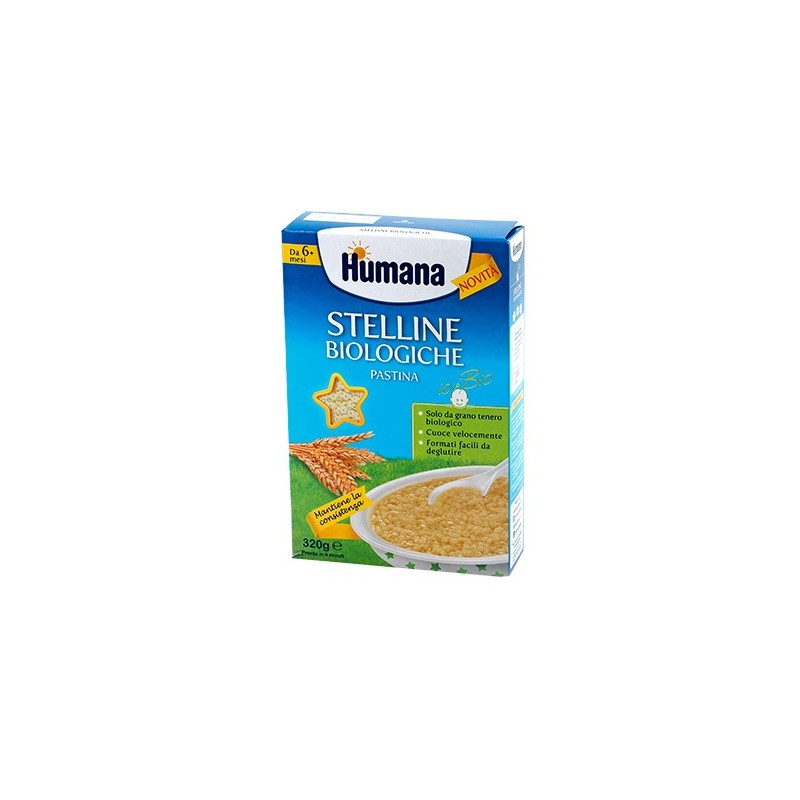 Humana Italia Humana Stelline Pastina Biologica 320 G Humana - 1