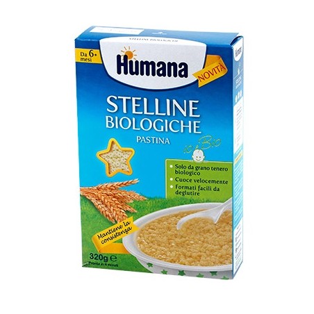 Humana Italia Humana Stelline Pastina Biologica 320 G Humana - 1