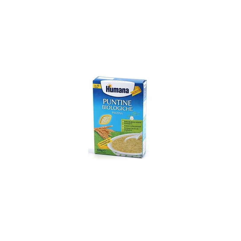 Humana Italia Humana Puntine Biologiche Pastina 320 G Humana - 1