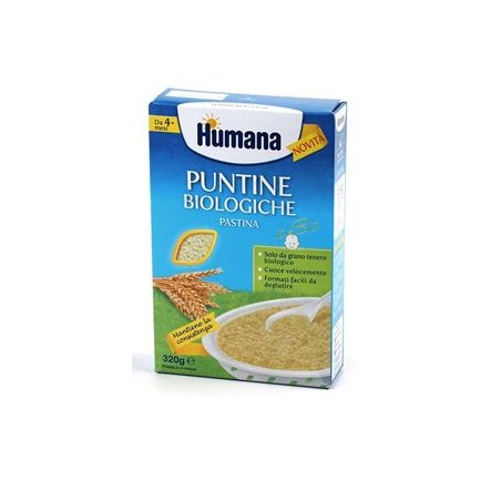 Humana Italia Humana Puntine Biologiche Pastina 320 G Humana - 1