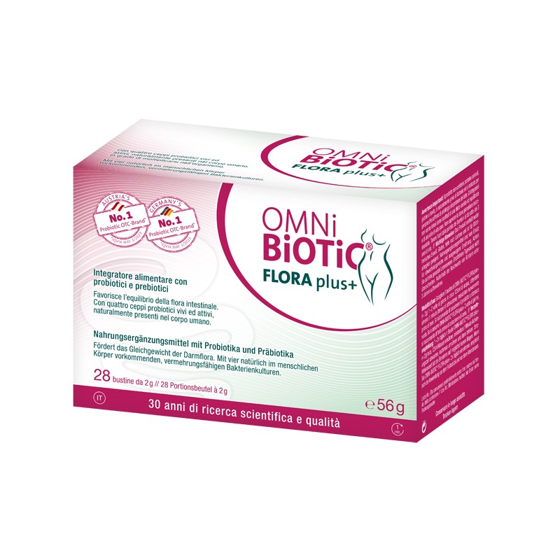 Institut Allergosan Gmbh Omni Biotic Flora Plus+ 28 Bustine Da 2 G Institut Allergosan Gmbh - 1