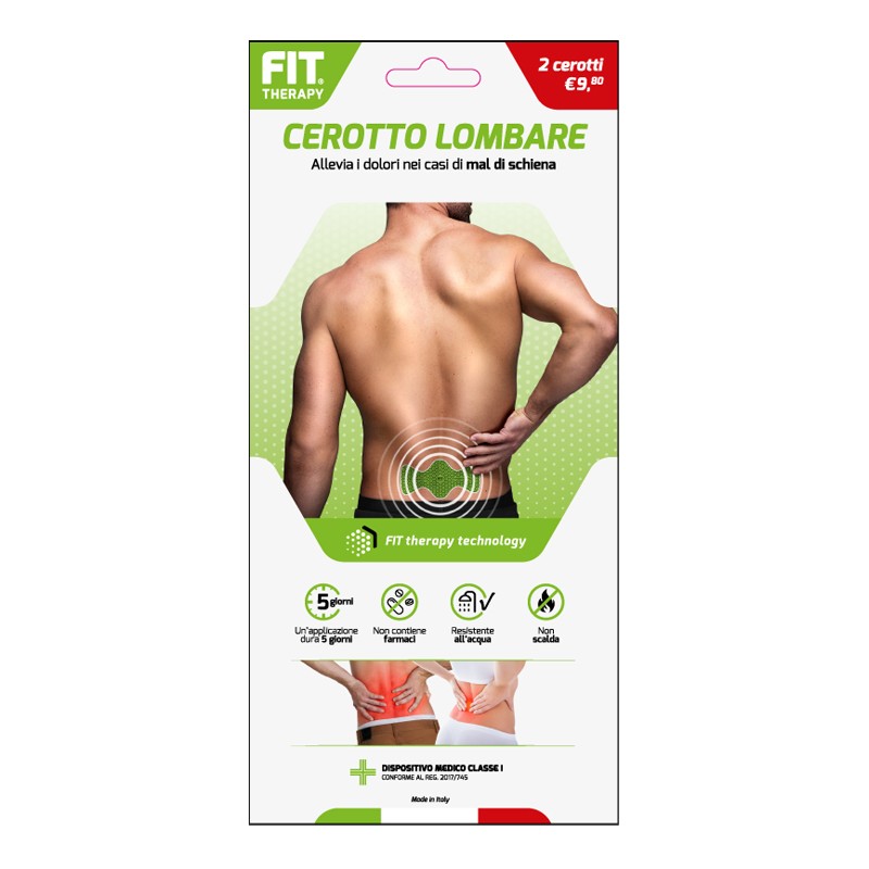 D. Fenstec Fit Therapy Cerotto Lombare 2 Pezzi D. Fenstec - 1